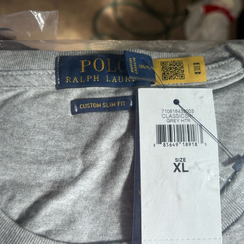 Polo Ralph Lauren Gray T-Shirt XL